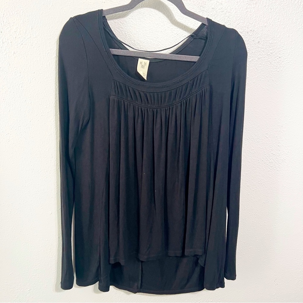 We the Free Free People black trapeze blouse size small